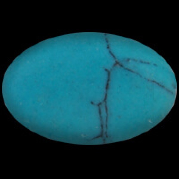 Simulated turquoise stone